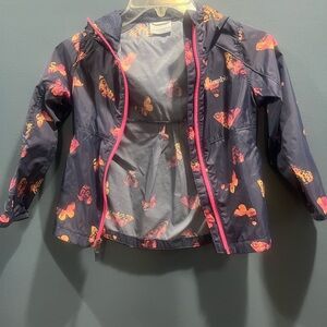 Columbia girls rain coat sz xxs (4/5)